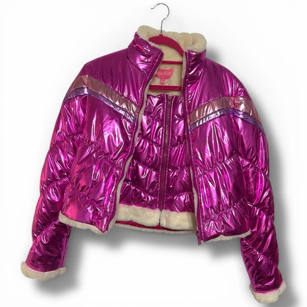 Sugar Thrillz Polar Pixie Pink Purple Puffer Jacket (M) & Skirt! (S)